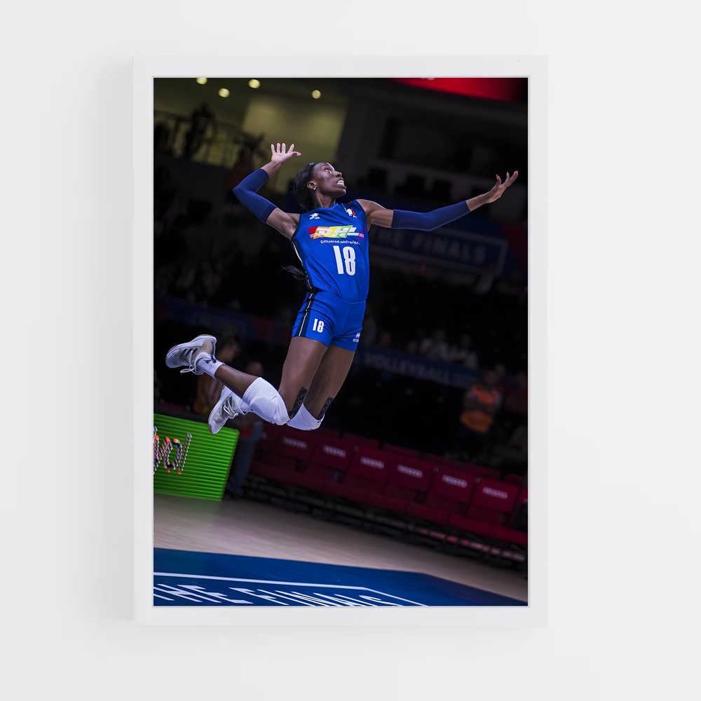 Poster Saut de Paola – affiche Volleyball (vue 3)